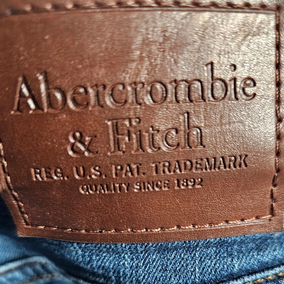 Abercrombie Fitch Rustin Athletic Skinny Jeans Mens 32x32 Stretch Blue Denim - Picture 3 of 8